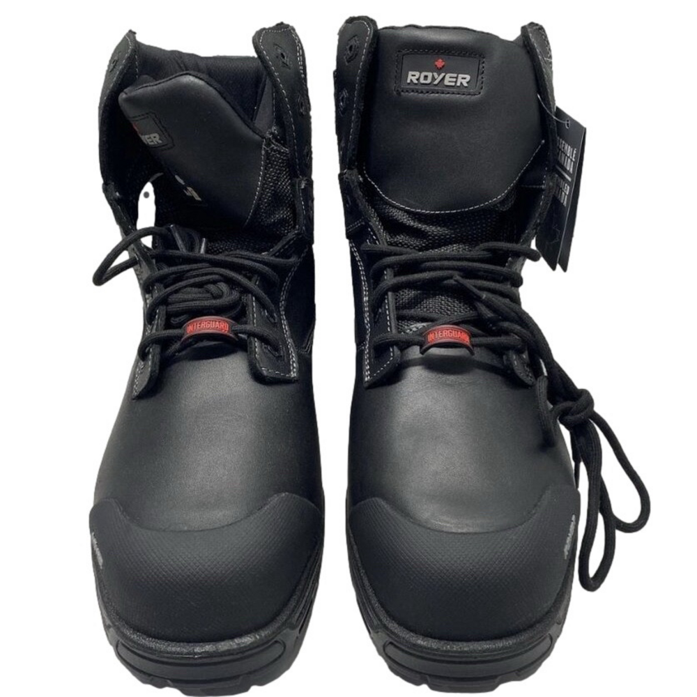 NEW ROYER Agility Interguard Work Boots Men’s Size 16R – Black – New Without Box